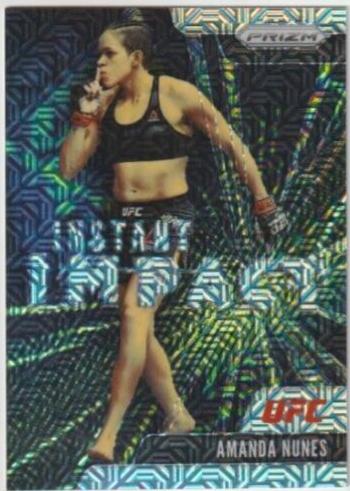 Amanda Nunes 2021 Panini Prizm UFC Instant Impact #24 Mojo