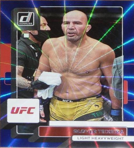 Glover Teixeira 2023 Panini Donruss UFC Base #32 Blue Laser
