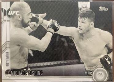 Michael Bisping 2015 Topps UFC Chronicles Base #32 Black and White