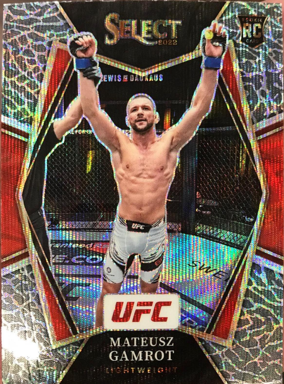 Mateusz Gamrot 2022 Panini Select UFC Premier Level #160 Elephant