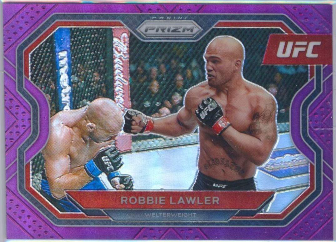 Robbie Lawler 2021 Panini Prizm UFC Base #195 Purple