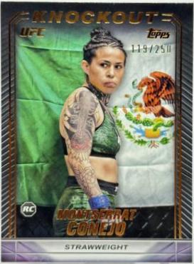 Montserrat Conejo 2024 Topps Knockout UFC Base #23 Bronze