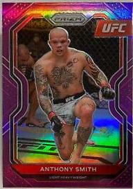 Anthony Smith 2021 Panini Prizm UFC Base #96 Purple