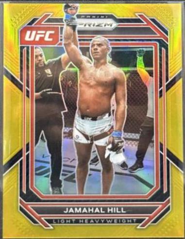 Jamahal Hill 2023 Panini Prizm UFC Base #119 Gold
