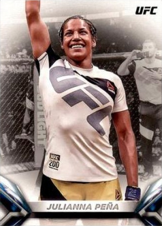 Julianna Peña 2018 Topps UFC Knockout Base #60 Red