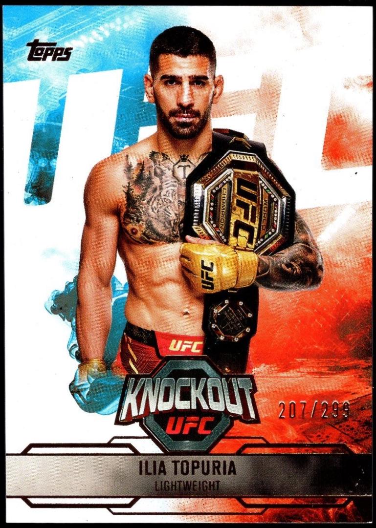 Ilia Topuria 2025 Topps Knockout UFC Base #69 Bronze
