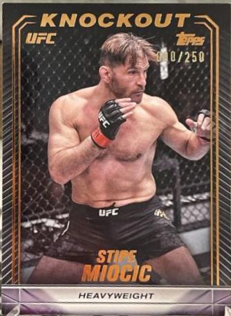 Stipe Miocic 2024 Topps Knockout UFC Base #81 Bronze
