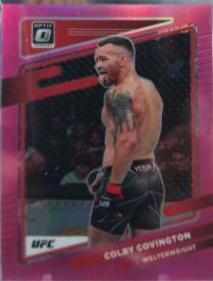 Colby Covington 2022 Panini Donruss Optic UFC Base #52 Pink