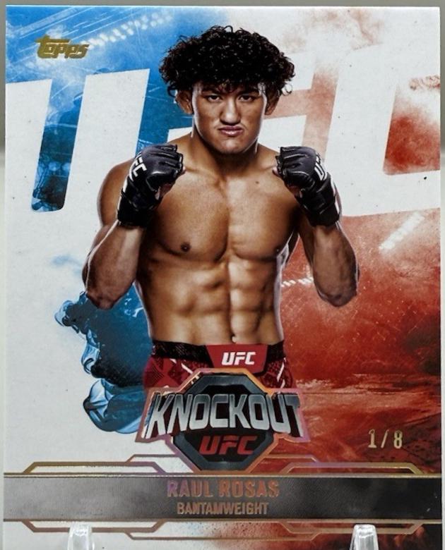 Raul Rosas 2025 Topps Knockout UFC Base #67 Holo Gold