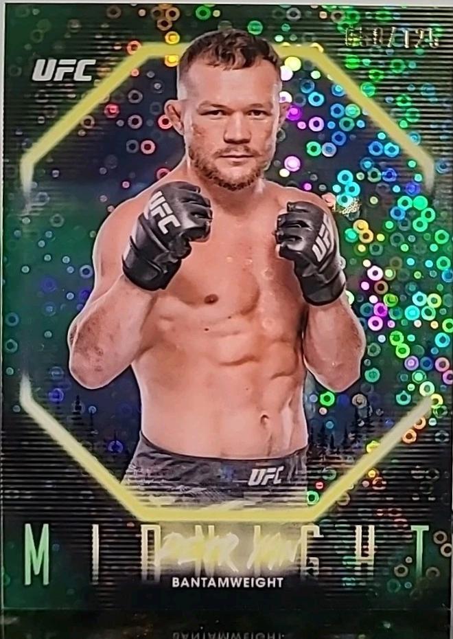 Petr Yan 2025 Topps Midnight UFC Base #71 Morning