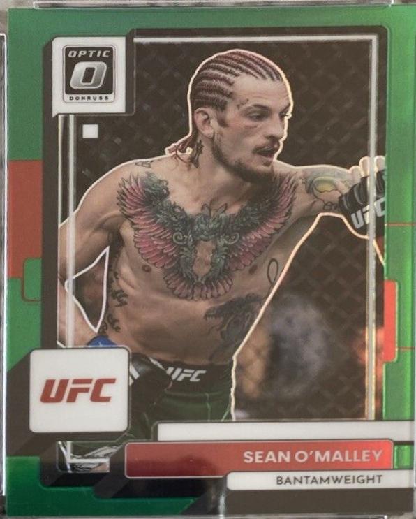 Sean O'Malley 2023 Panini Donruss Optic UFC Base #79 Green