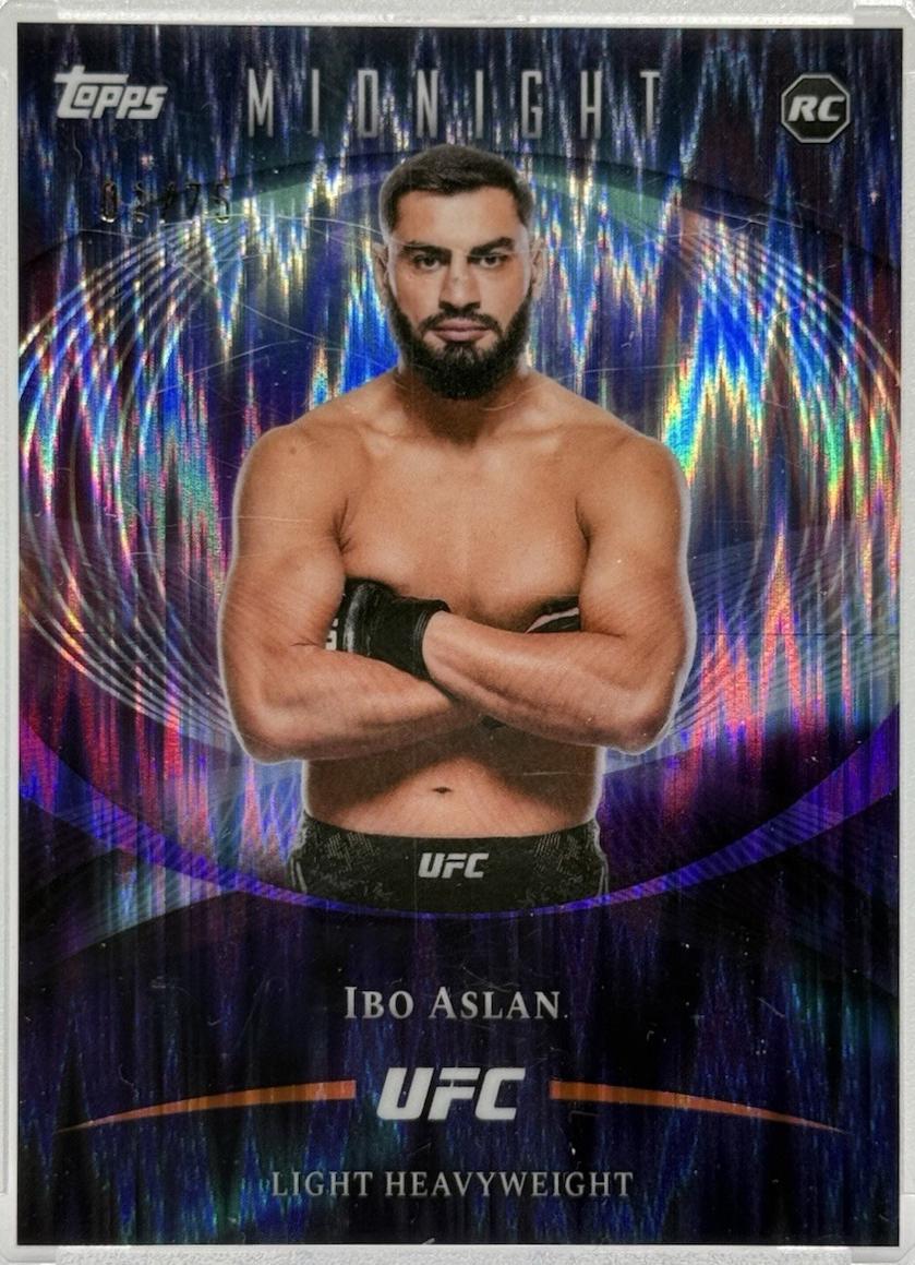 Ibo Aslan 2026 Topps Midnight UFC Base #81 Dusk