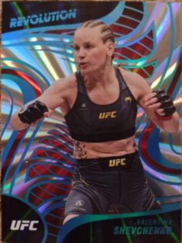 Valentina Shevchenko 2023 Panini Chronicles UFC Revolution #17 Sunburst