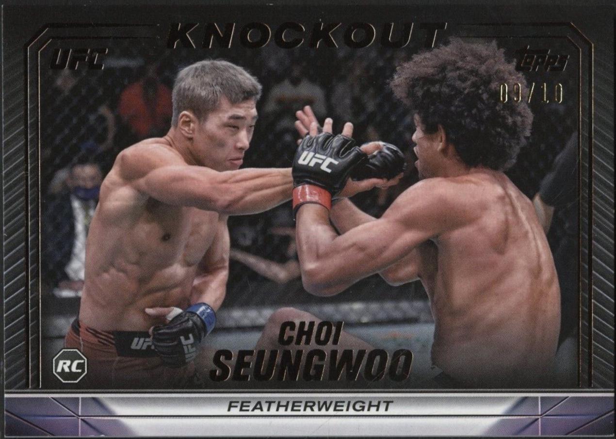SeungWoo Choi 2024 Topps Knockout UFC Base #96 Black
