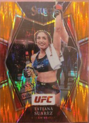 Tatiana Suarez 2022 Panini Select UFC Premier Level #198 Orange Flash