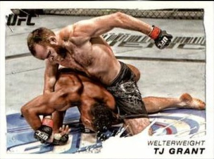 TJ Grant 2011 Topps UFC Moment of Truth Base #86 Ruby