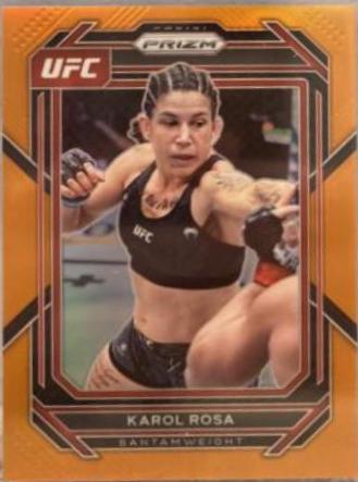 Karol Rosa 2023 Panini Prizm UFC Base #130 Orange