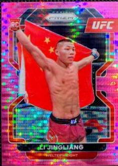 Li Jingliang 2022 Panini Prizm UFC Base #118 Pink Pulsar