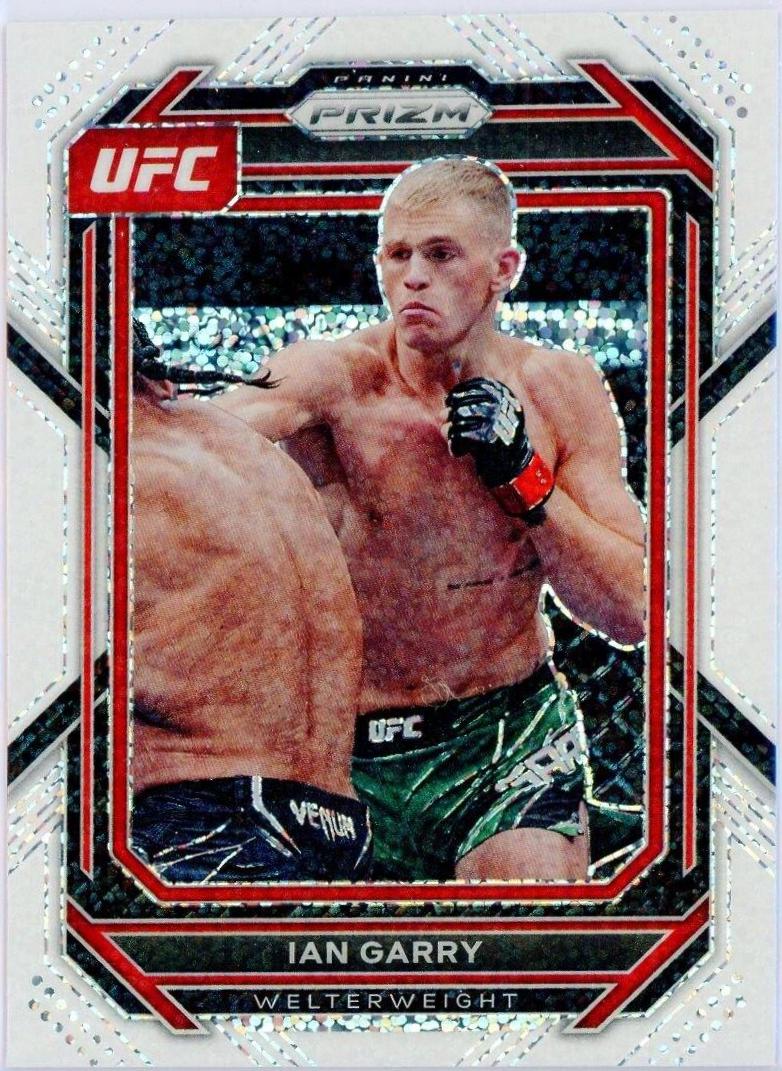 Ian Machado Garry 2023 Panini Prizm UFC Base #107 White Sparkle