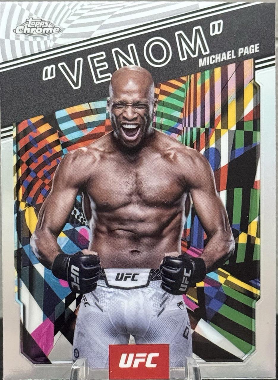 Michael Page 2025 Topps Chrome UFC AKA #AKA-4 Refractor