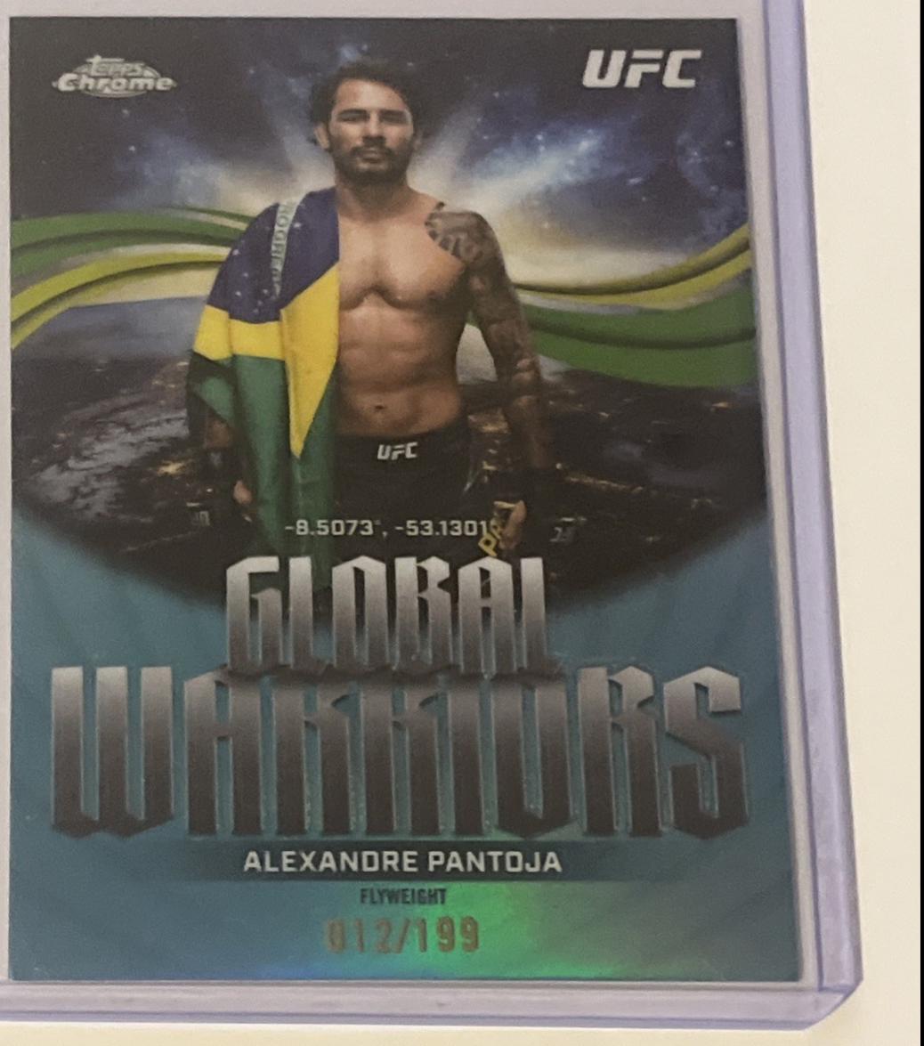 Hyder Amil 2026 Topps Chrome UFC Base #199 Aqua Refractor