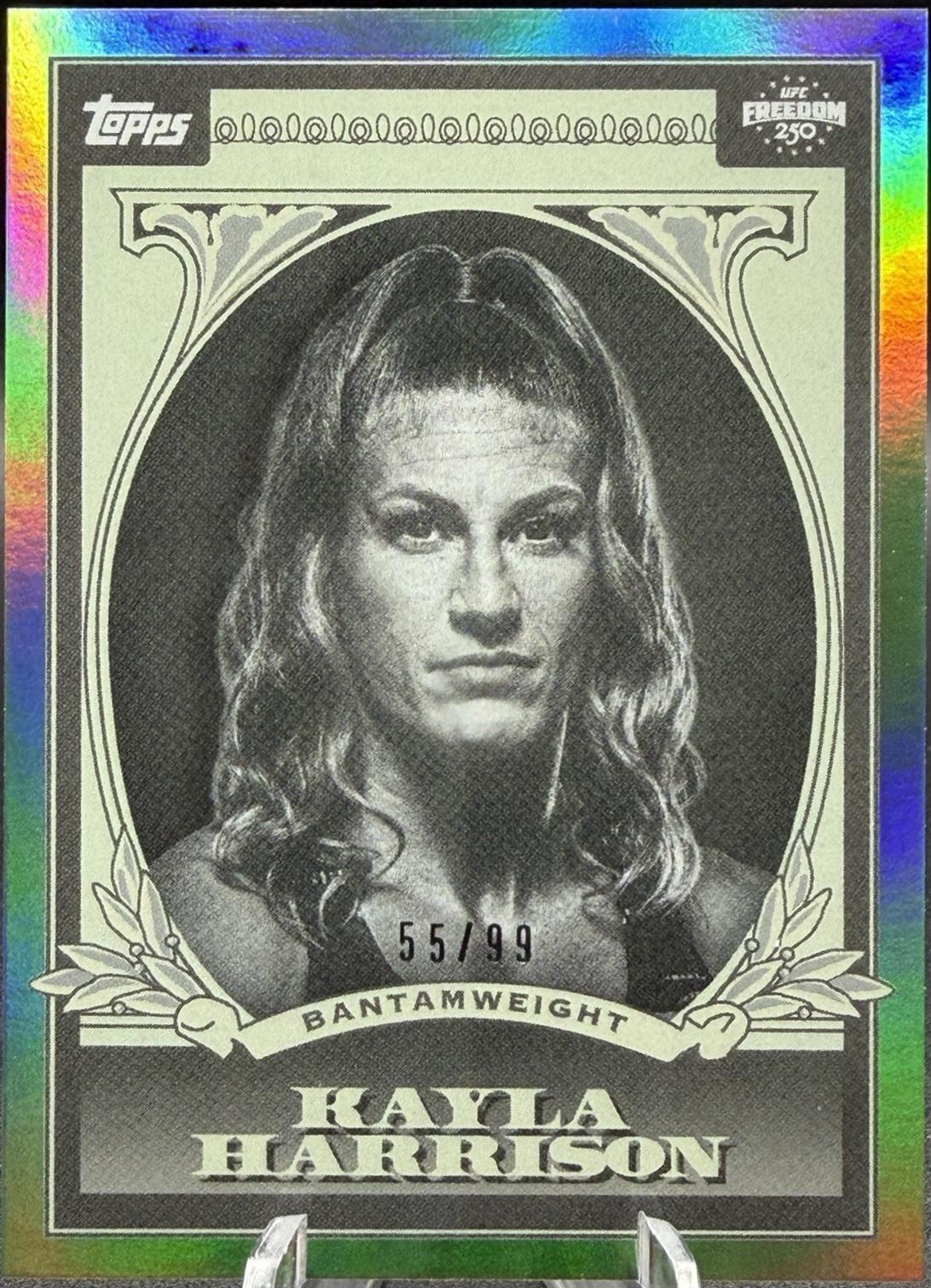 Kayla Harrison 2026 Topps UFC Freedom 250 UFC Dollar #UD-14 Green