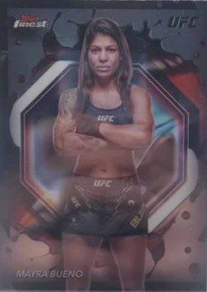 Mayra Bueno 2024 Topps Finest UFC Base Rare #294 Refractor