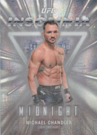 Michael Chandler 2025 Topps Midnight UFC Insomnia #IN-4 Black Light