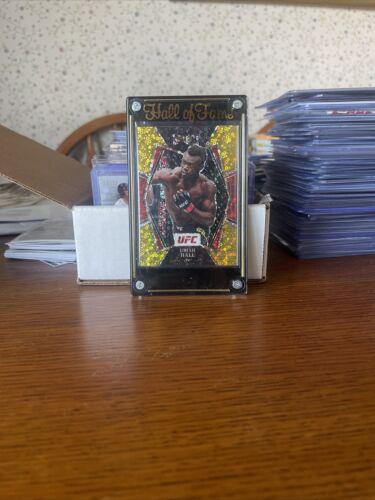 Uriah Hall 2022 Panini Select UFC Premier Level #134 Gold Disco