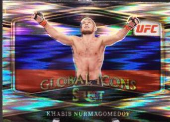 Khabib Nurmagomedov 2022 Panini Select UFC Global Icons #26 Flash