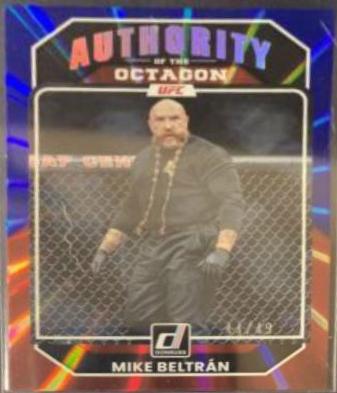 Mike Beltran 2023 Panini Donruss UFC Base #221 Blue Laser