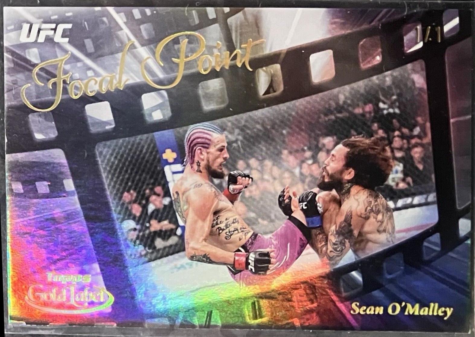 Sean O'Malley 2024 Topps Gold Label UFC Focal Point #FP-13 Gold