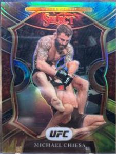 Michael Chiesa 2021 Panini Select UFC Concourse #19 Tie Dye
