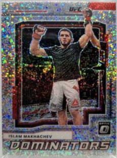 Islam Makhachev 2022 Panini Donruss Optic UFC Dominators #5 Green