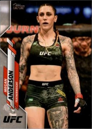 Megan Anderson 2020 Topps UFC Base #3 Camo