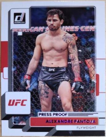 Alexandre Pantoja 2023 Panini Donruss UFC Base #106 Press Proof Purple