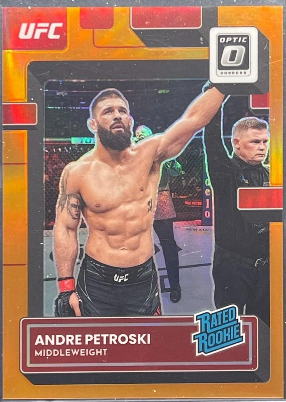 Andre Petroski 2023 Panini Donruss Optic UFC Base #138 Orange