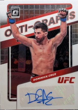 Dominick Cruz 2022 Panini Donruss Optic UFC Opti-Graphs #11 Red
