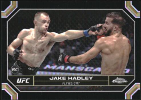 Jake Hadley 2024 Topps Chrome UFC Base #45 Black Refractor