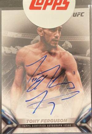 Tony Ferguson 2018 Topps UFC Knockout Knockoutautographs #KA-TF Green