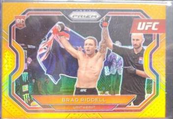 Brad Riddell 2021 Panini Prizm UFC Base #118 Orange