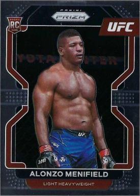 Alonzo Menifield 2022 Panini Prizm UFC Base #157 Blue Shimmer