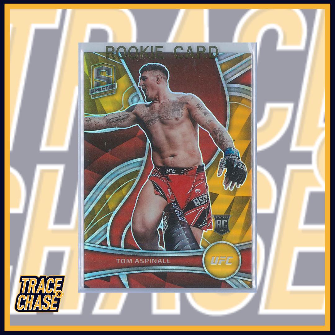 Tom Aspinall 2022 Panini Chronicles UFC Base Spectra #388 Gold