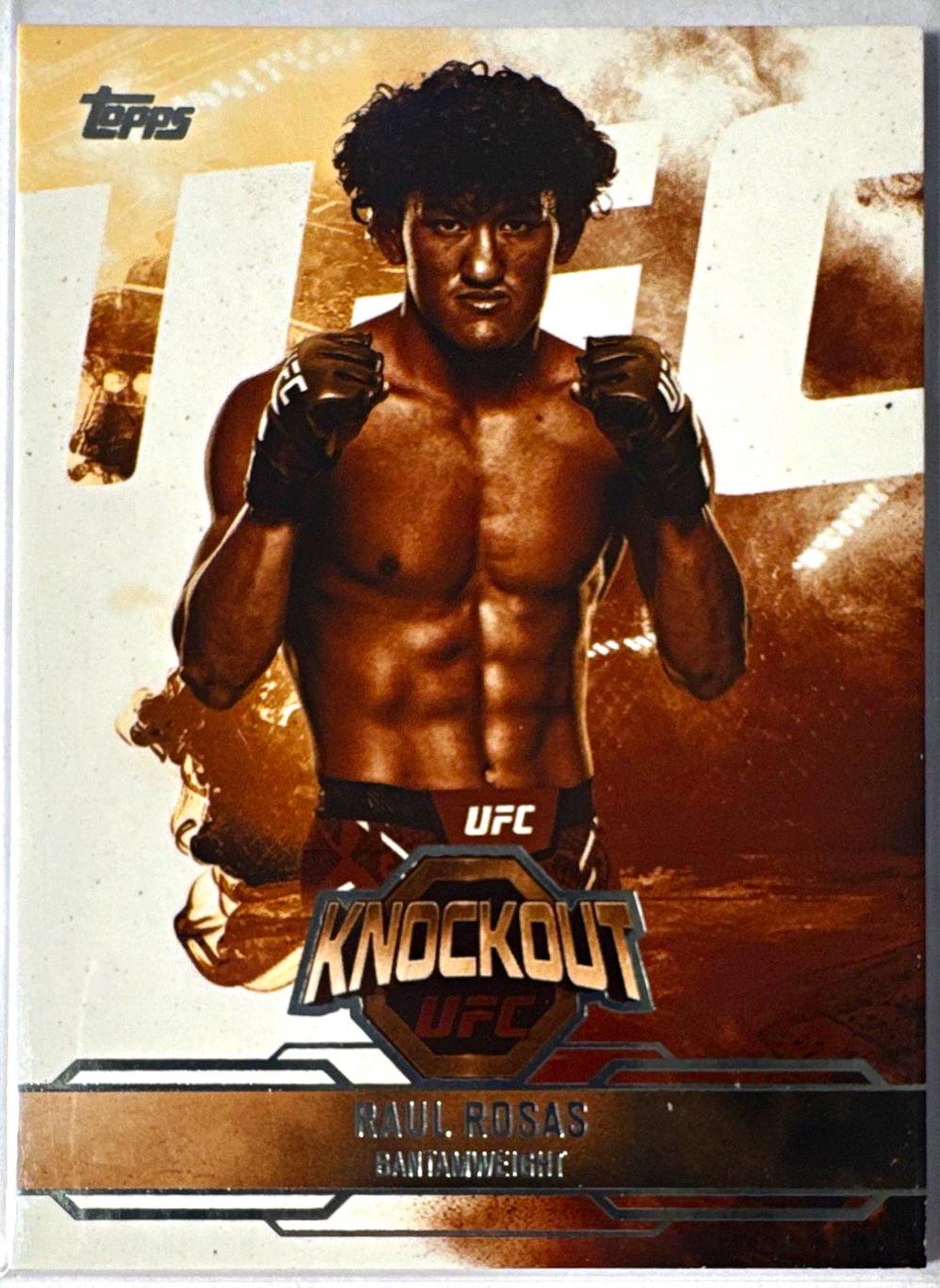 Raul Rosas 2025 Topps Knockout UFC Base #67 Sepia