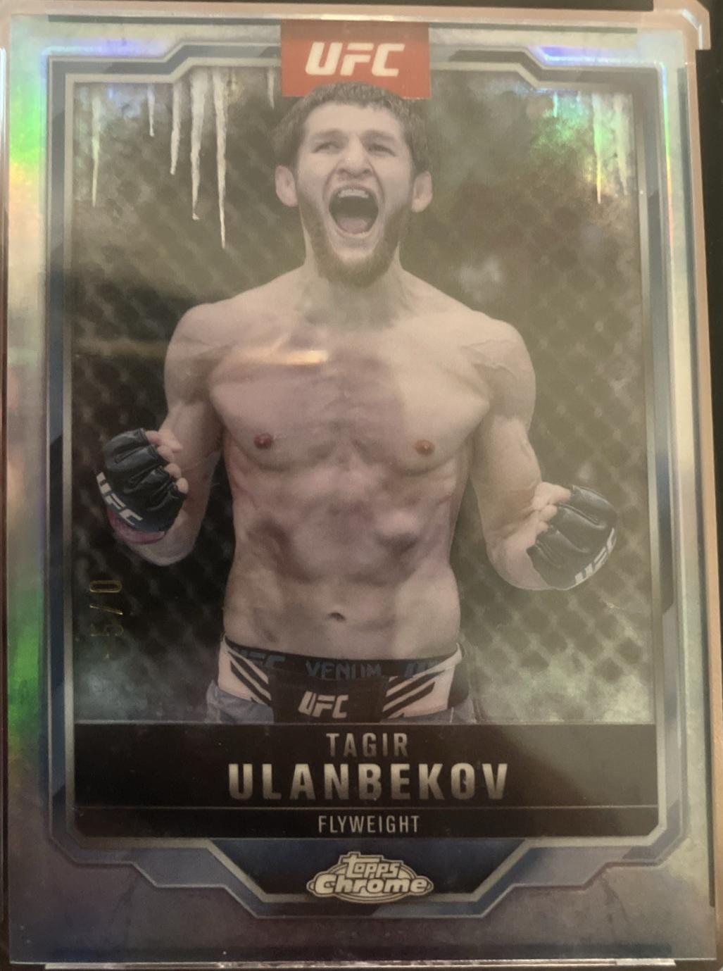 Tagir Ulanbekov 2025 Topps Chrome UFC Base #109 FrozenFractor