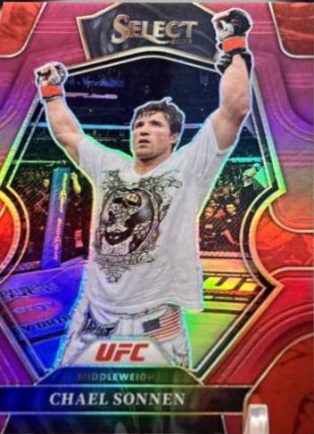 Chael Sonnen 2023 Panini Select UFC Premier Level #185 Purple