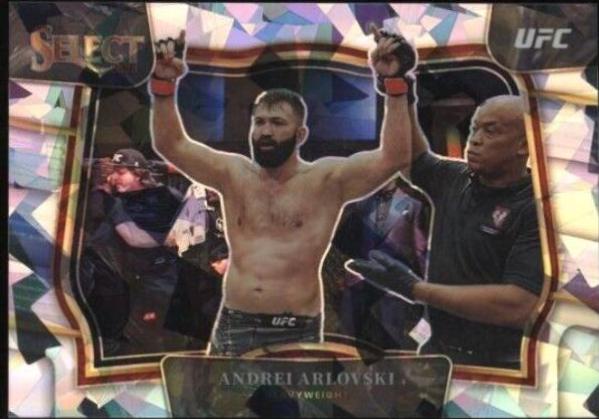 Andrei Arlovski 2023 Panini Select UFC Octagonside #234 Cracked Ice