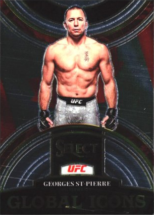 Georges St-Pierre 2023 Panini Select UFC Global Icons #13 Black