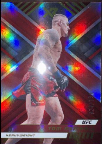 Tom Aspinall 2023 Panini Chronicles UFC Base XR #293 Red