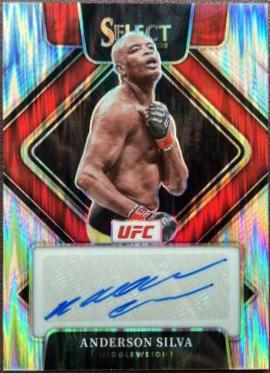 Anderson Silva 2022 Panini Select UFC Signatures #45 Flash